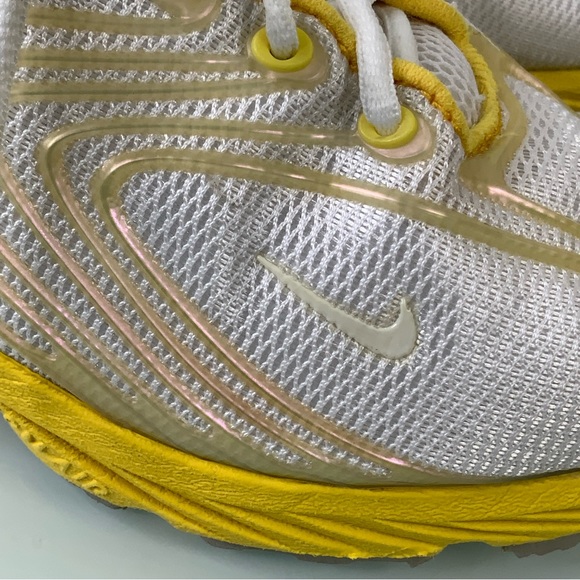 Nike Zoom Air Vapor series running iridescent trim sneaker white yellow SZ 7 EUC - Picture 3 of 16